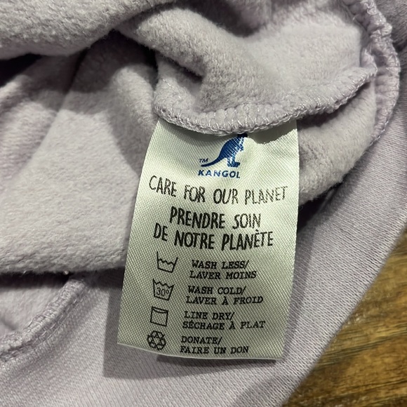 Kangol light purple crew neck sweater - Picture 6 of 9